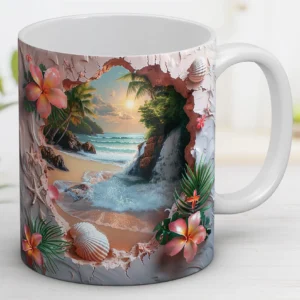 River printed Mug Design
